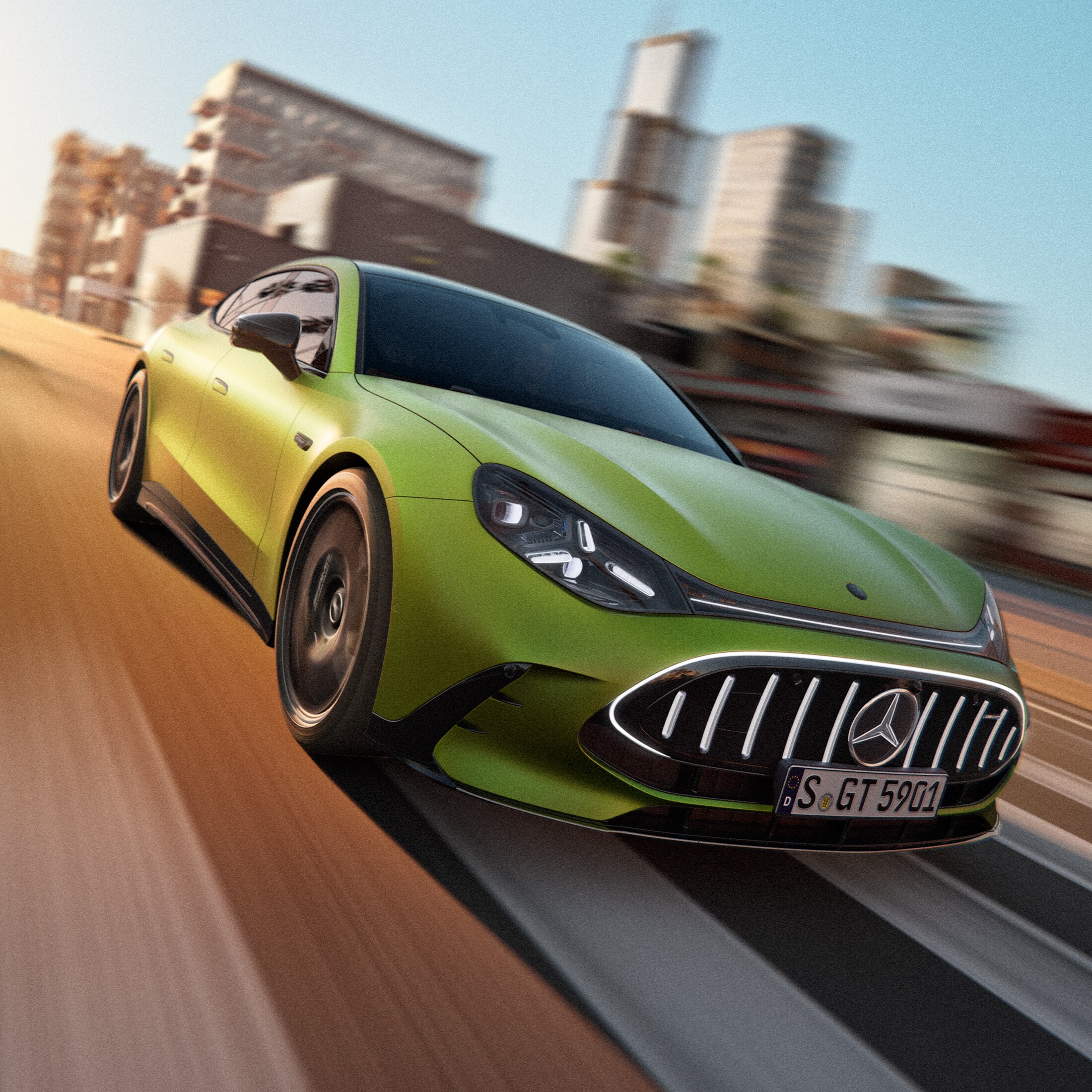 The all-new Mercedes-AMG GT 4-Door Coupé.