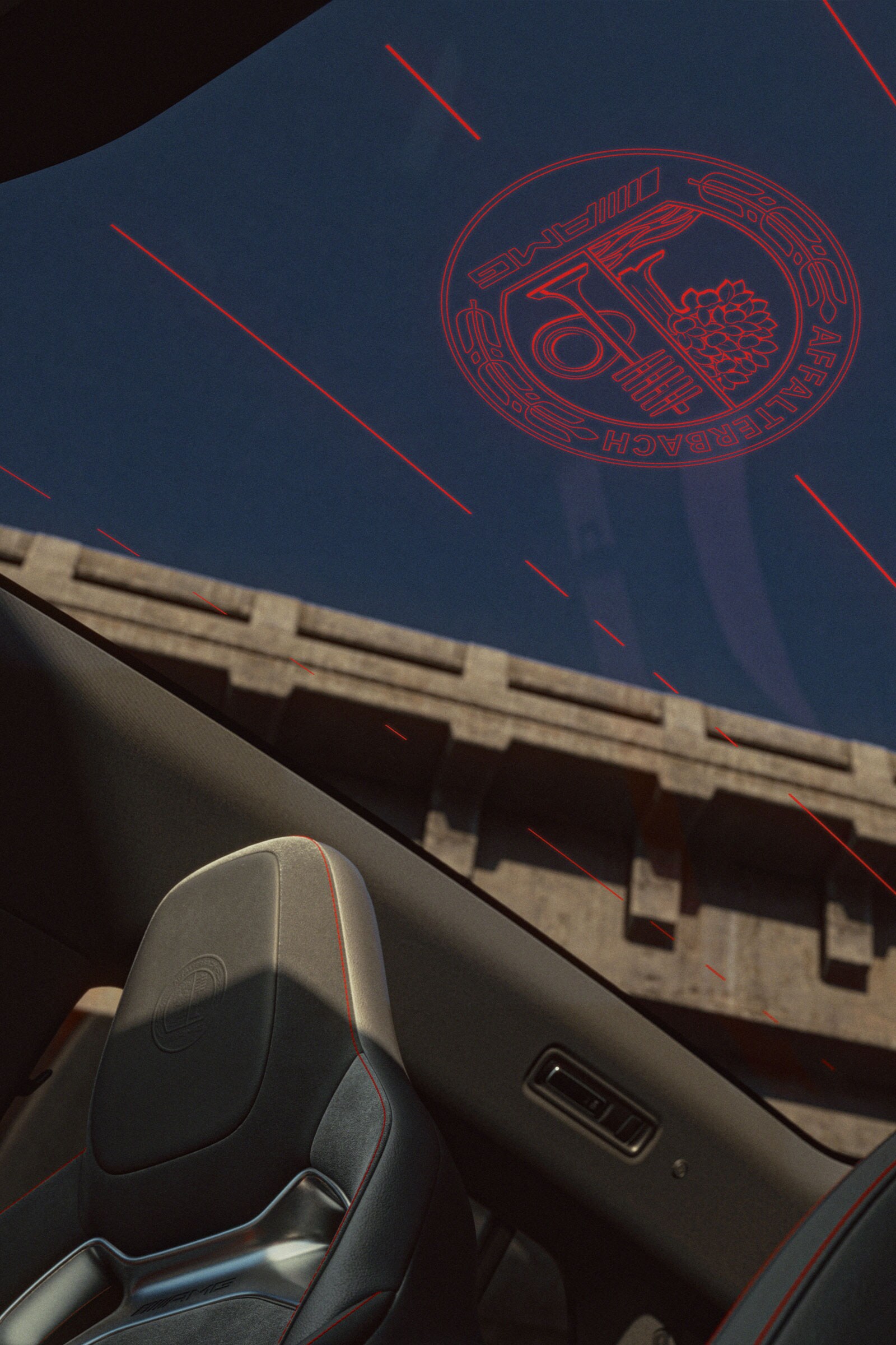 The all-new Mercedes-AMG GT SUV: Panoramic roof with SKY CONTROL