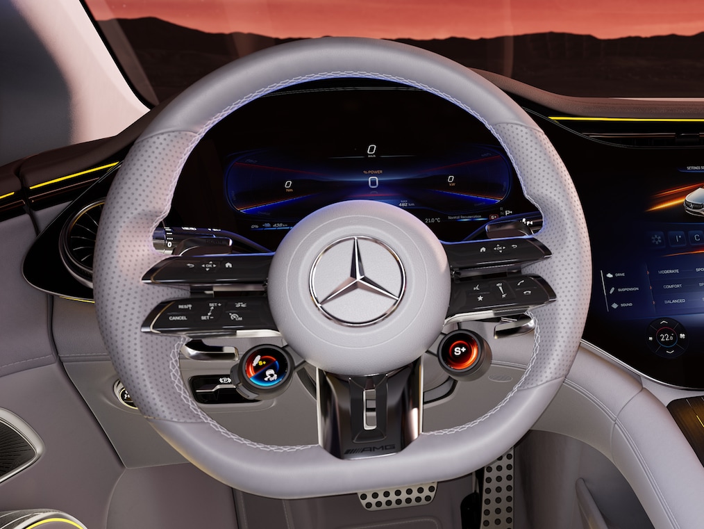 AMG Performance steering wheel in nappa leather