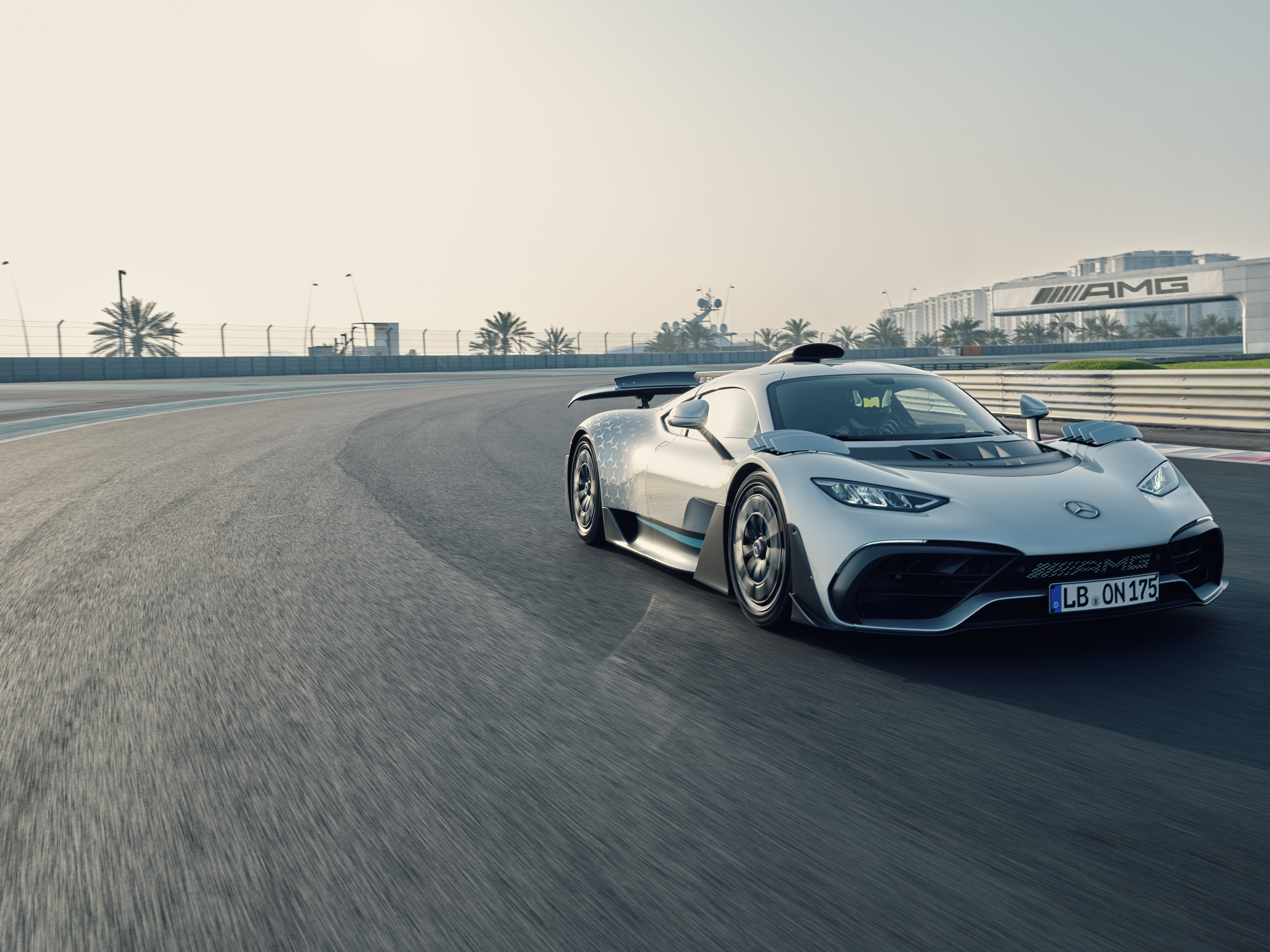 Project One | Mercedes-AMG Side front view of the Mercedes-AMG Project ONE.