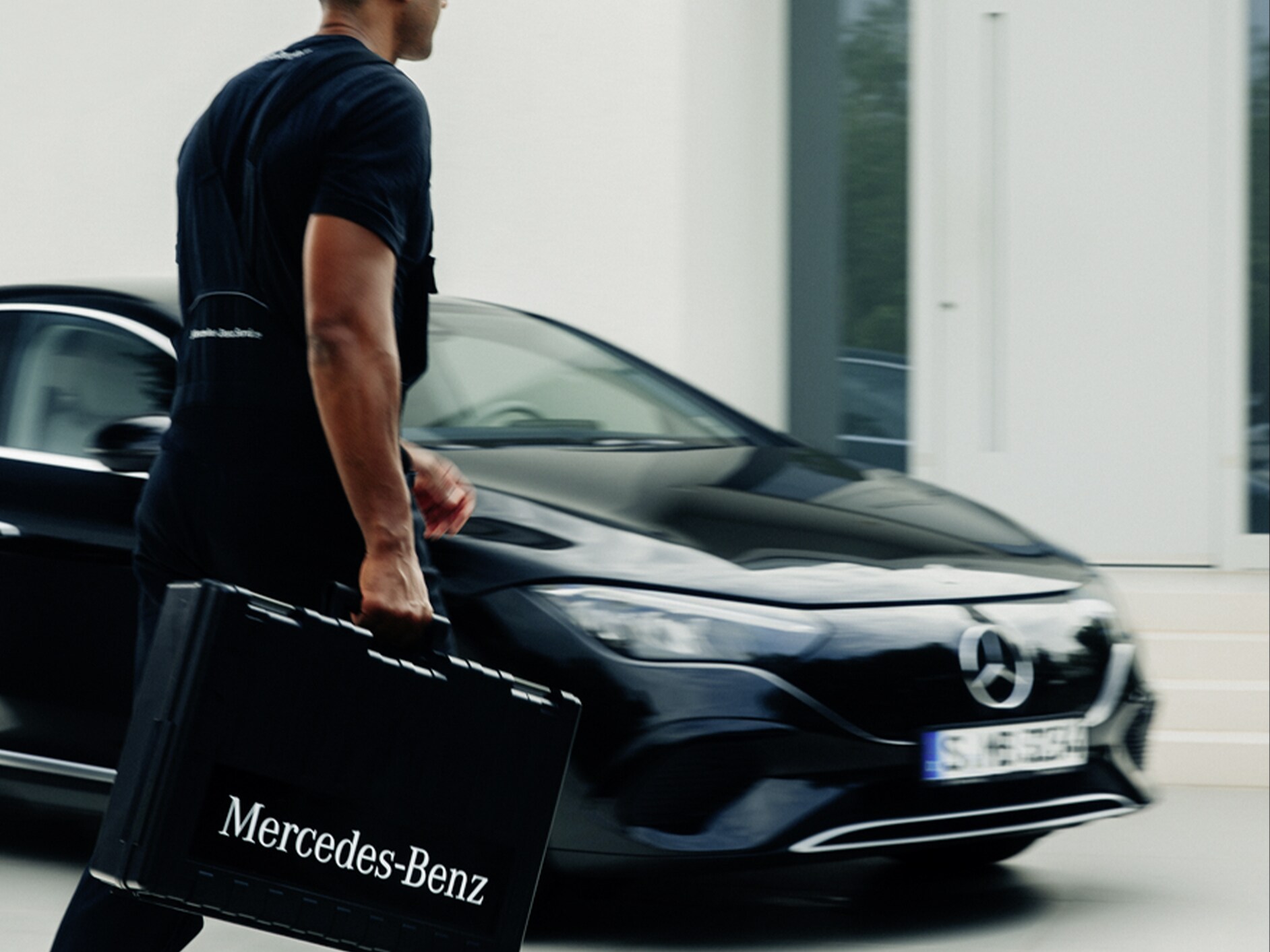 The Mercedes-Benz Wallbox, inspired by Mercedes-Benz design principles.