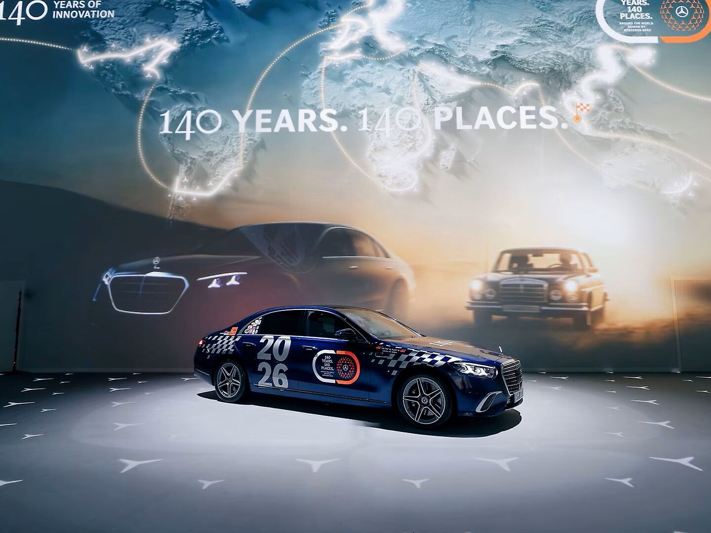 Image of the S-Class at a 140 Years. 140 Places. event