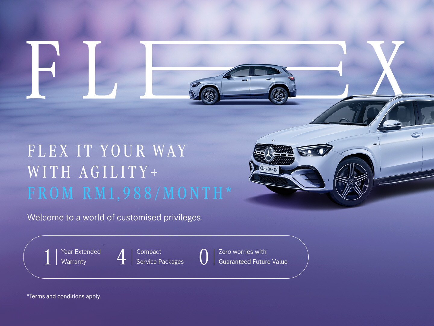 FLEX it your way Agility+. 