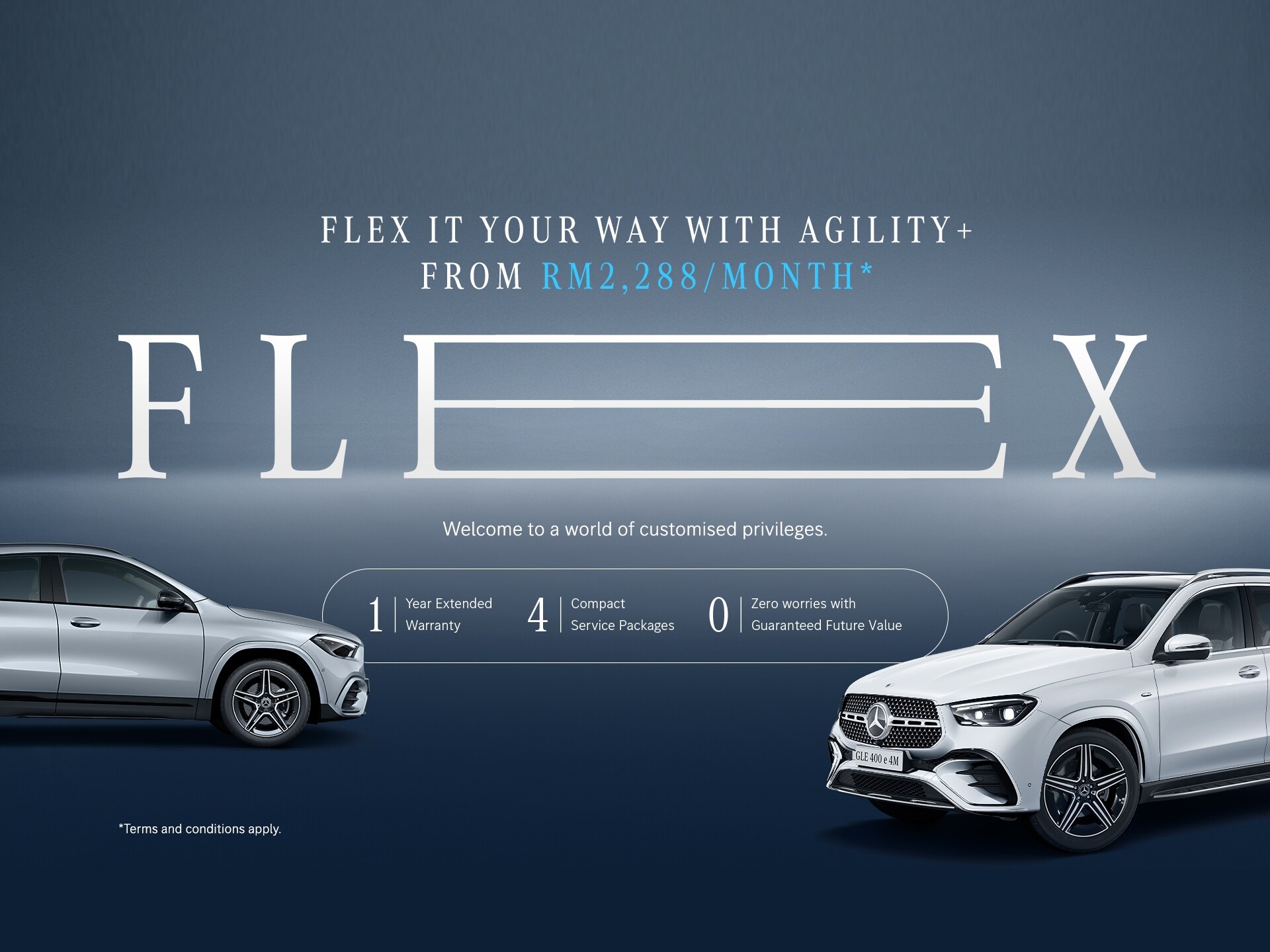 FLEX it your way Agility+. 