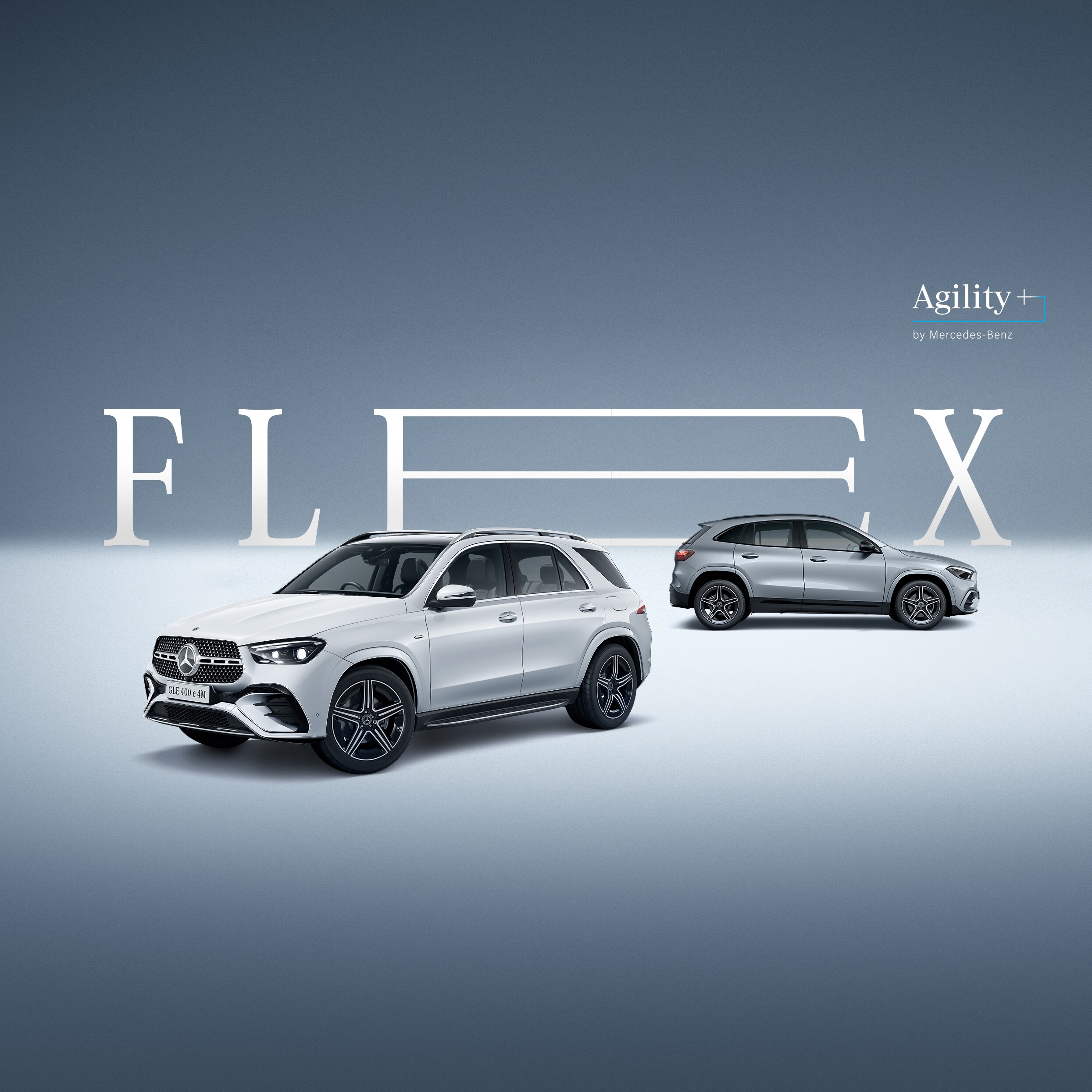  FLEX it your way  with Agility+.