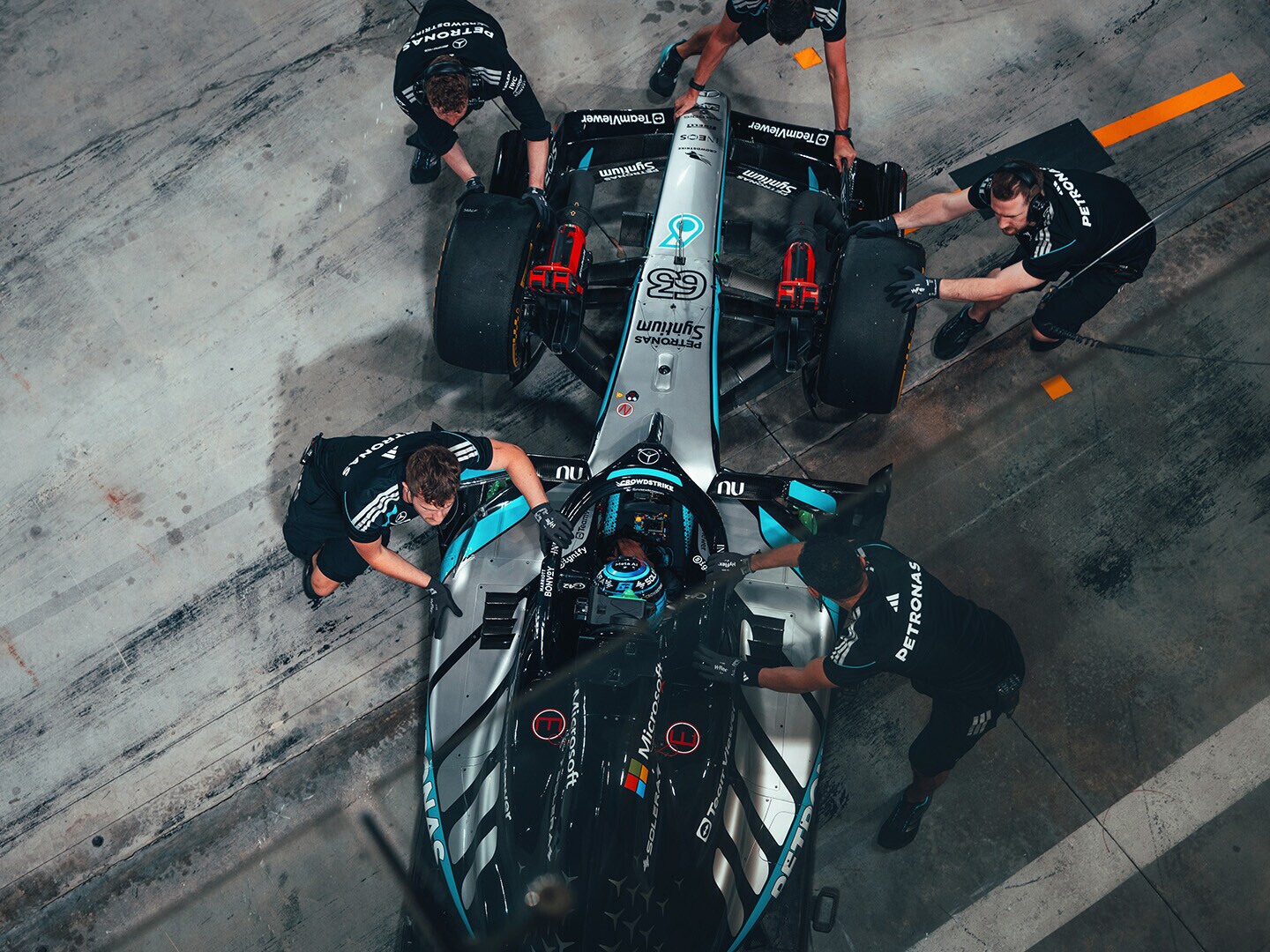 George Russel on the F1 Paddock