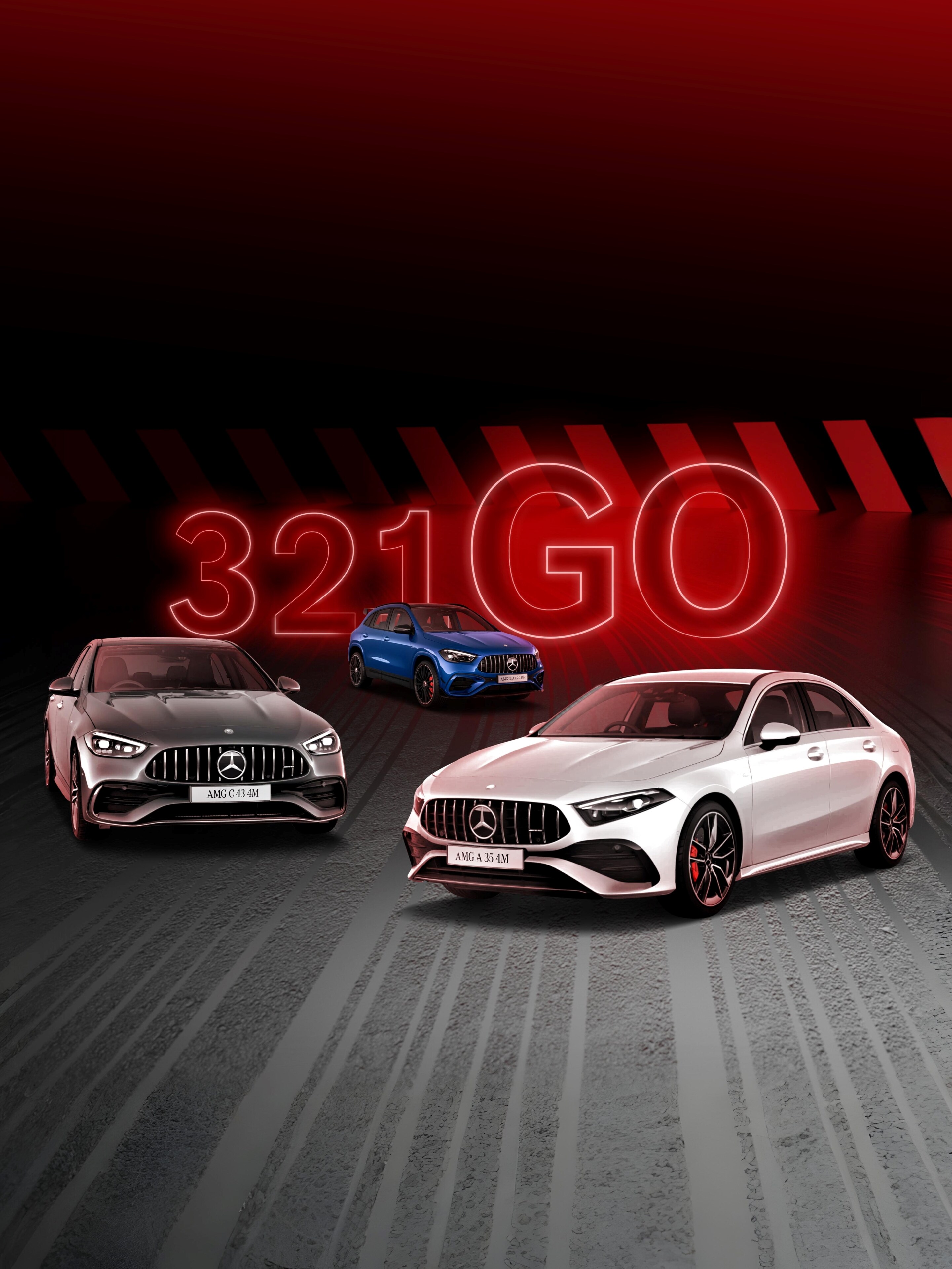 Mercedes-AMG C 43, A 35 and GLA