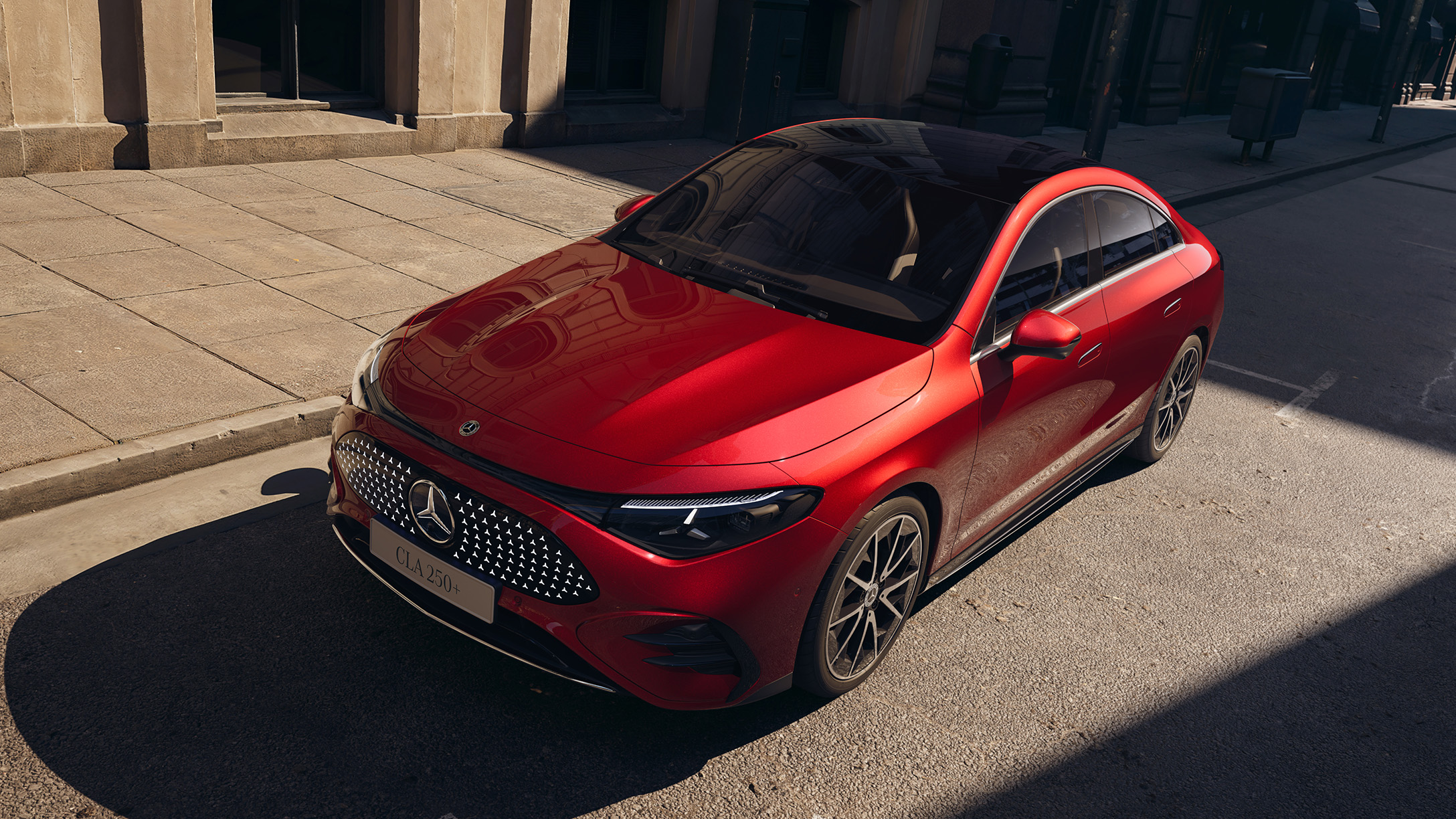 The all-new electric CLA.