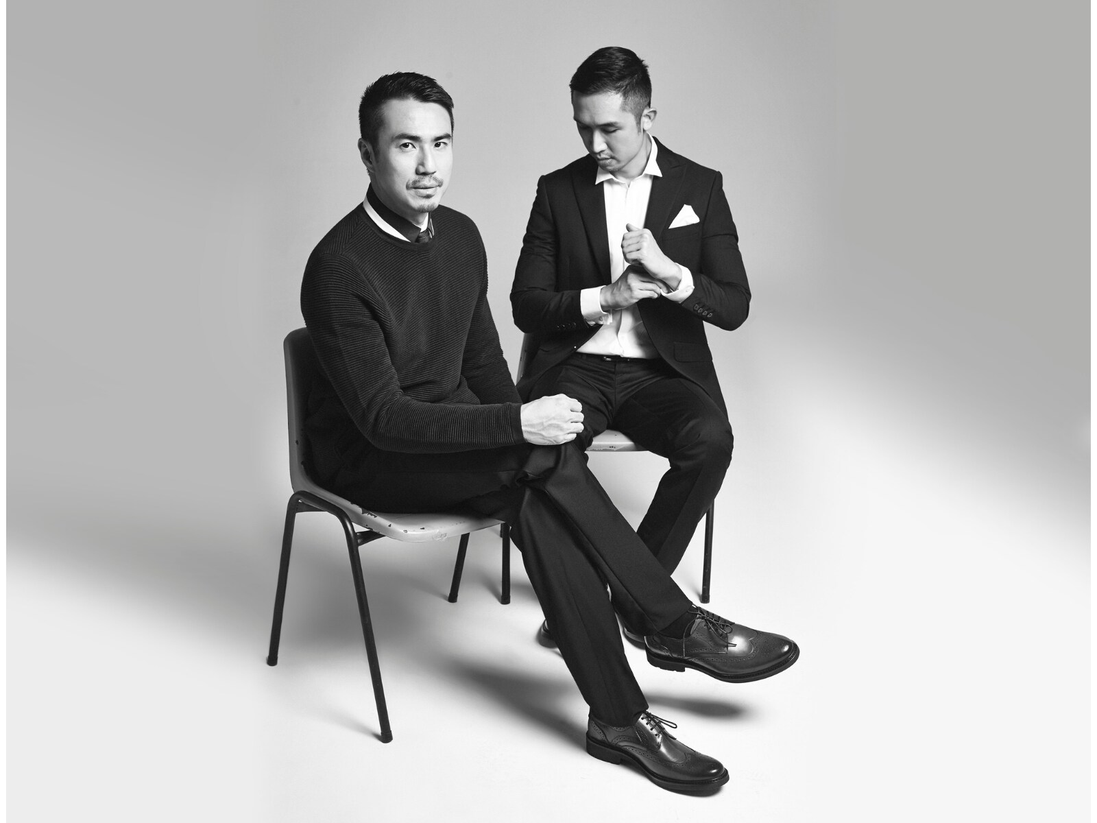 Image of UNITEDWOOD founders, Voon Lai (left) and Jonathan Cheng (right)