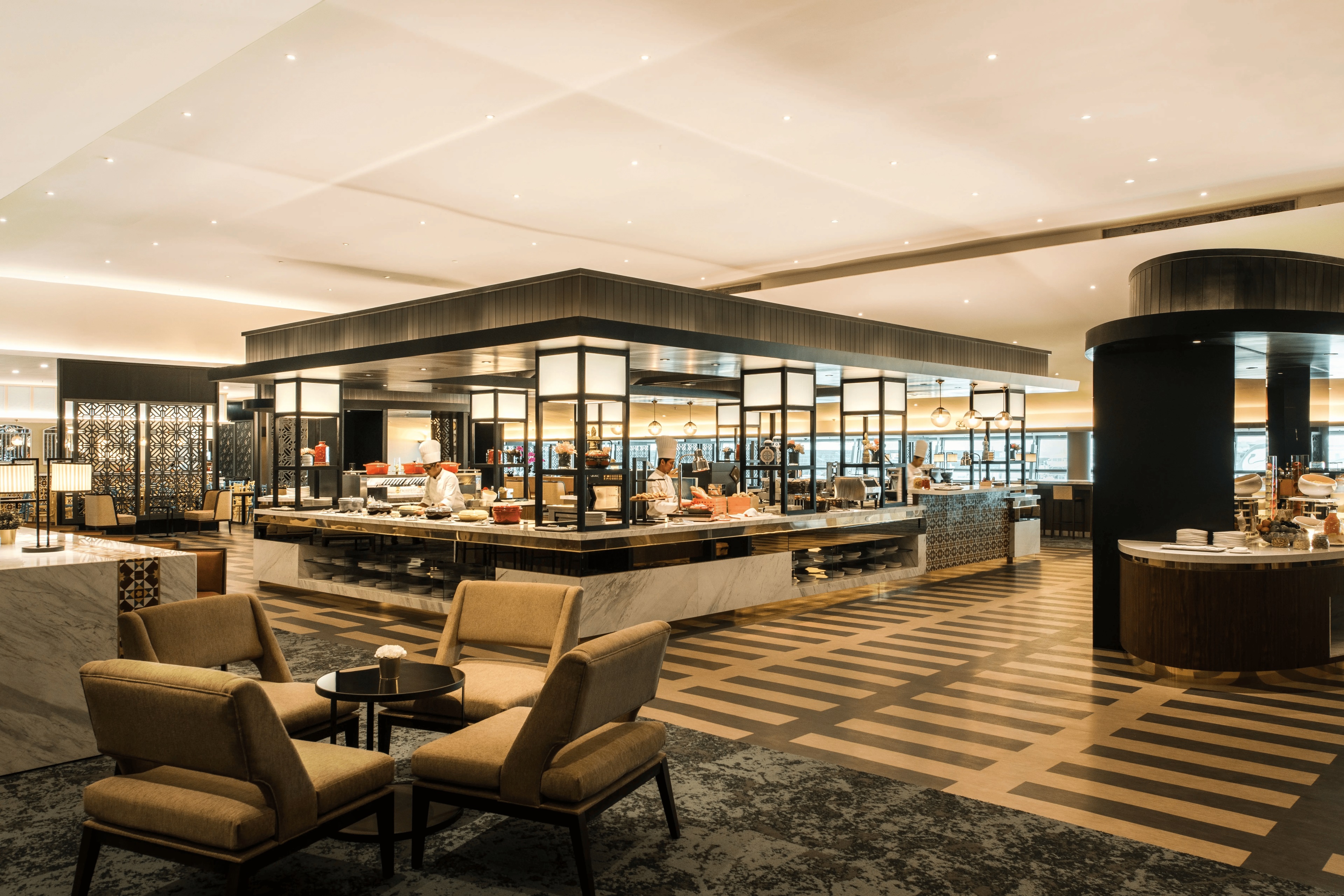 MBMxMAG Picture shows Mercedes-Benz cars line-up in front of an aeroplane