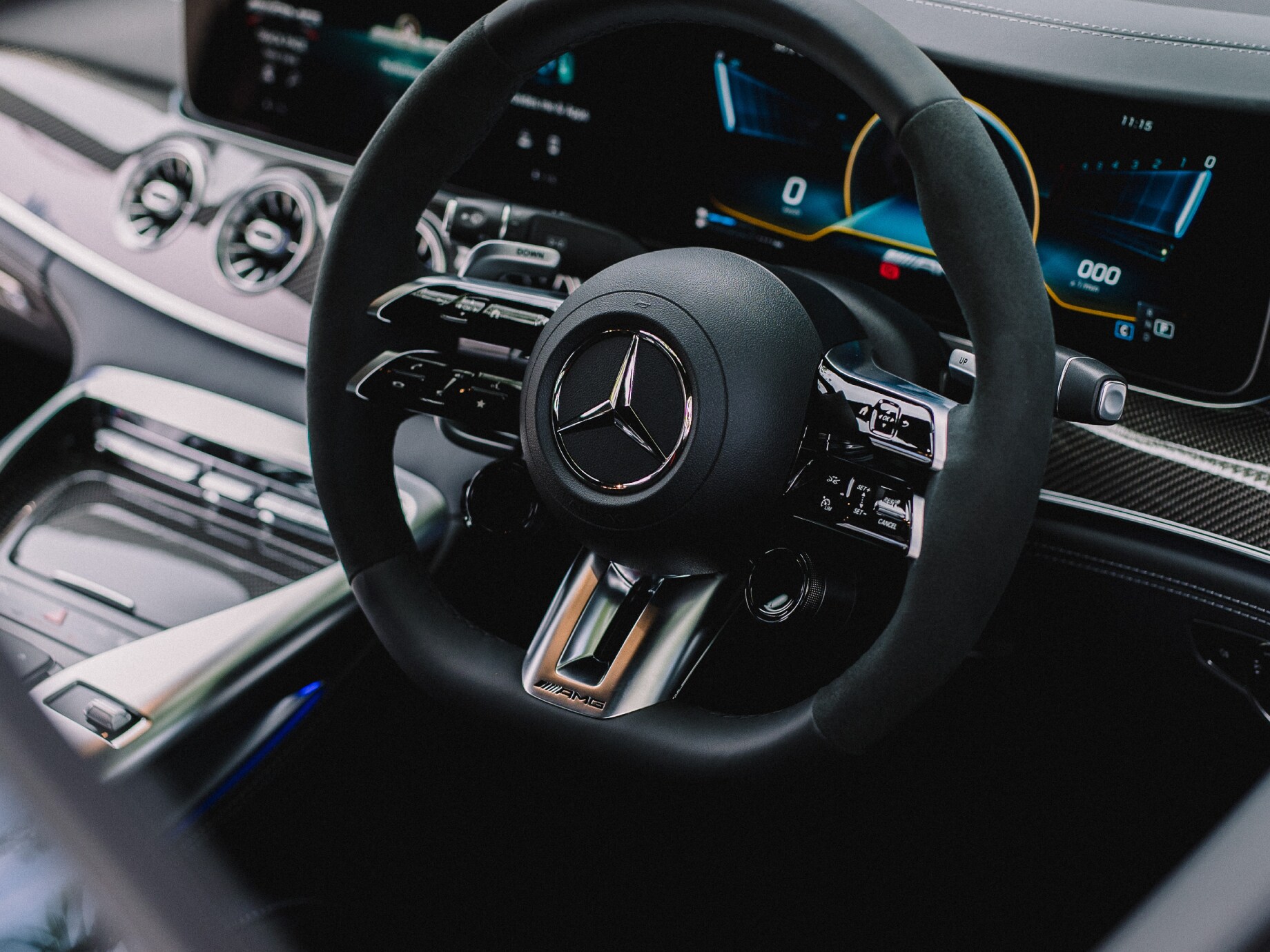 Image of the interior of the Mercedes-AMG GT 63 S E PERFORMANCE