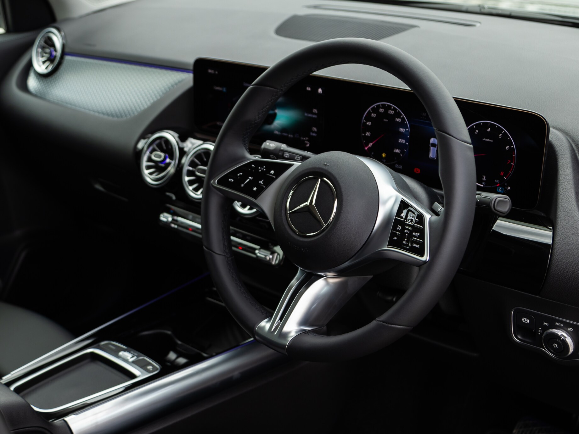 Front interior of the new GLA 200