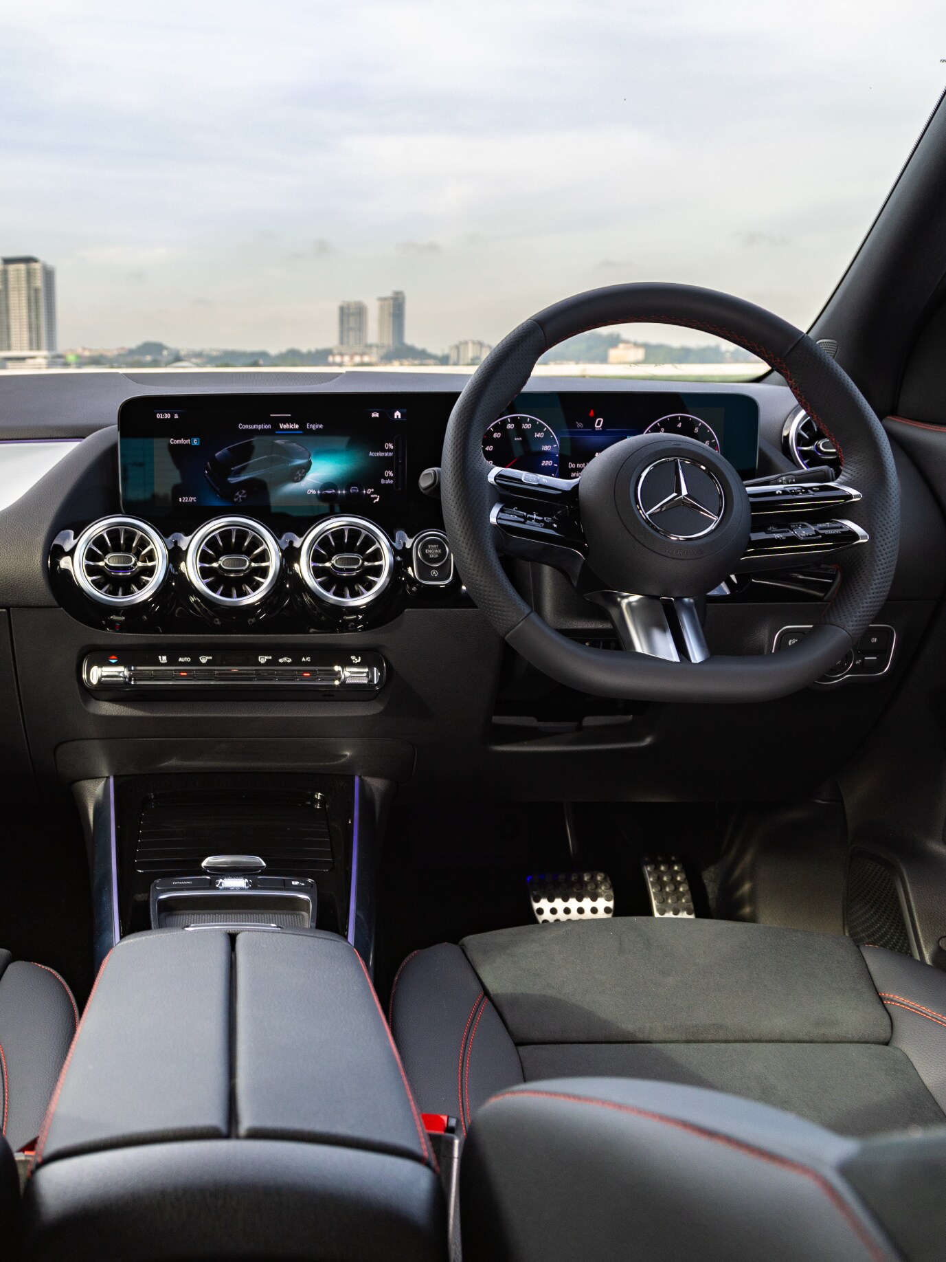 Front interior of the new GLA 200