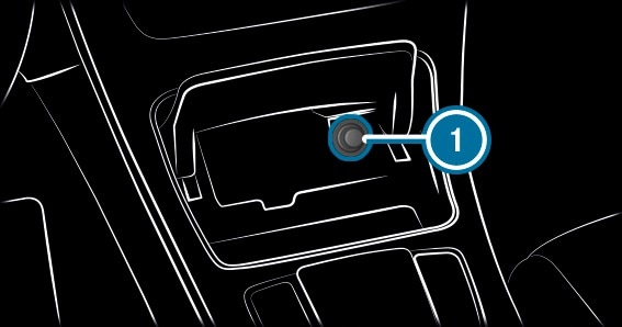 mercedes glc 300 cigarette lighter Using the cigarette lighter in the front centre console | GLC SUV April  2019 X253 MBUX
